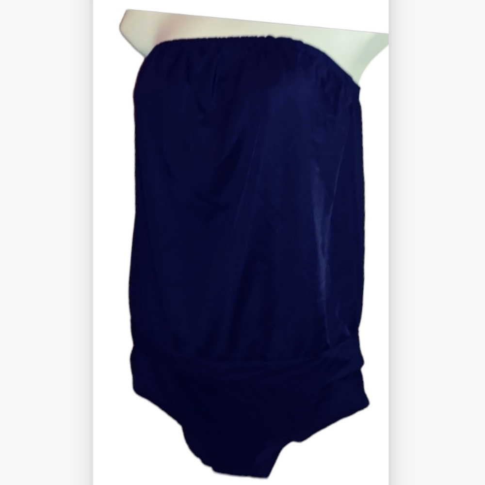 Bandeau One Piece Bathing Suit  - Picture 2 of 4
